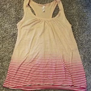 Xhilaration ombre tank top, women's size L